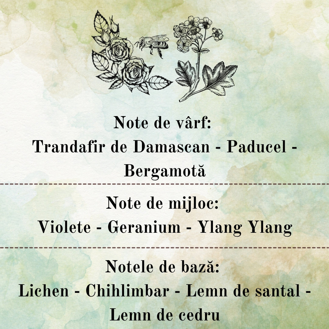 💐PARISIENNE SPRING🐝 Lumânare parfumată decorativă, ceară naturală handmade