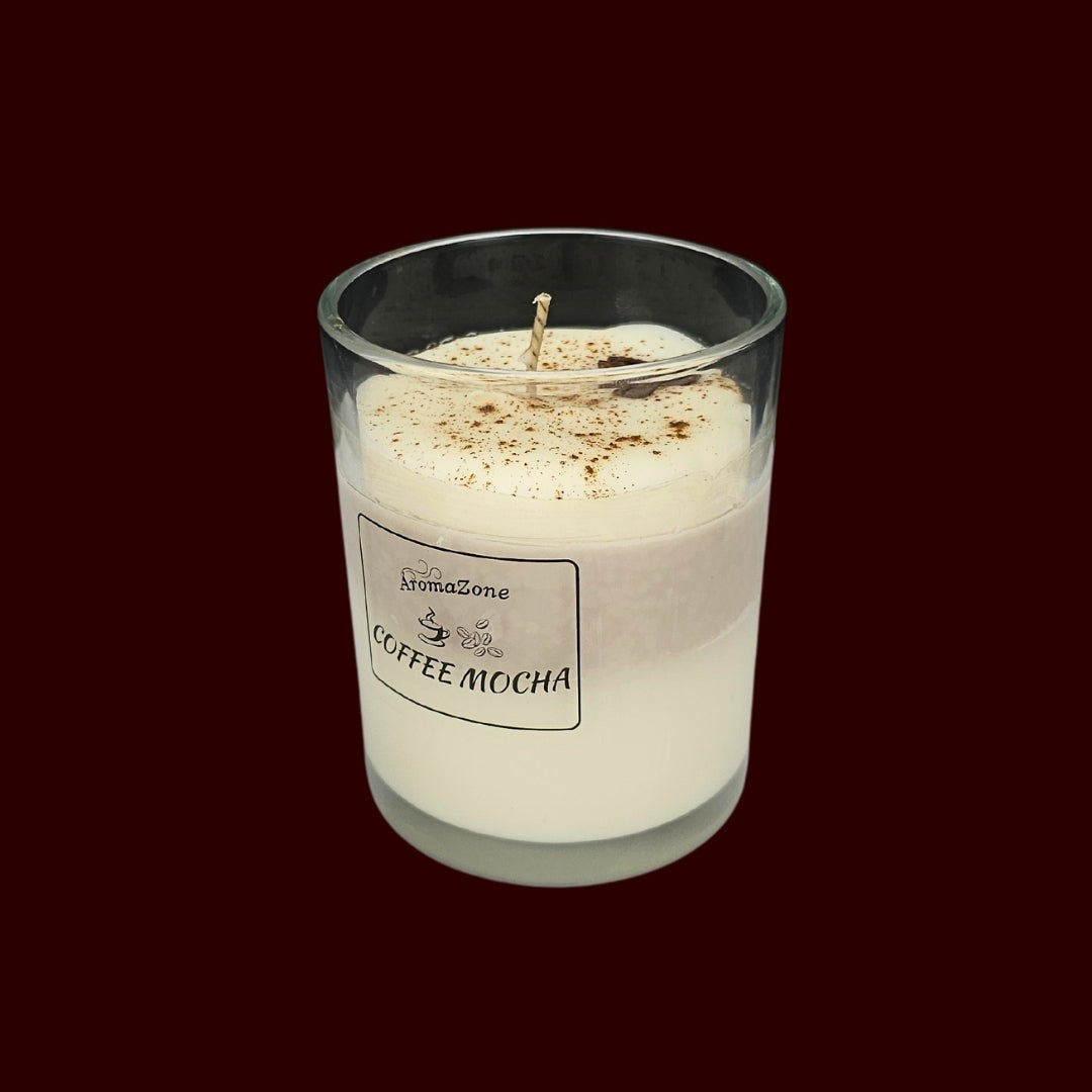 ☕COFFEE MOCHA🍪 Lumânare parfumată decorativă, ceară naturală handmade