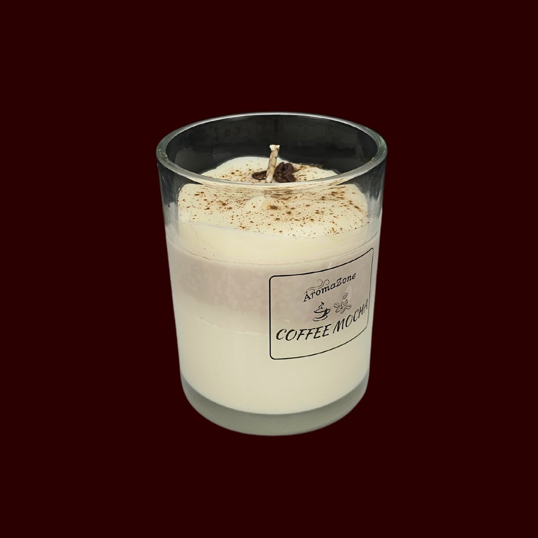 ☕COFFEE MOCHA🍪 Lumânare parfumată decorativă, ceară naturală handmade