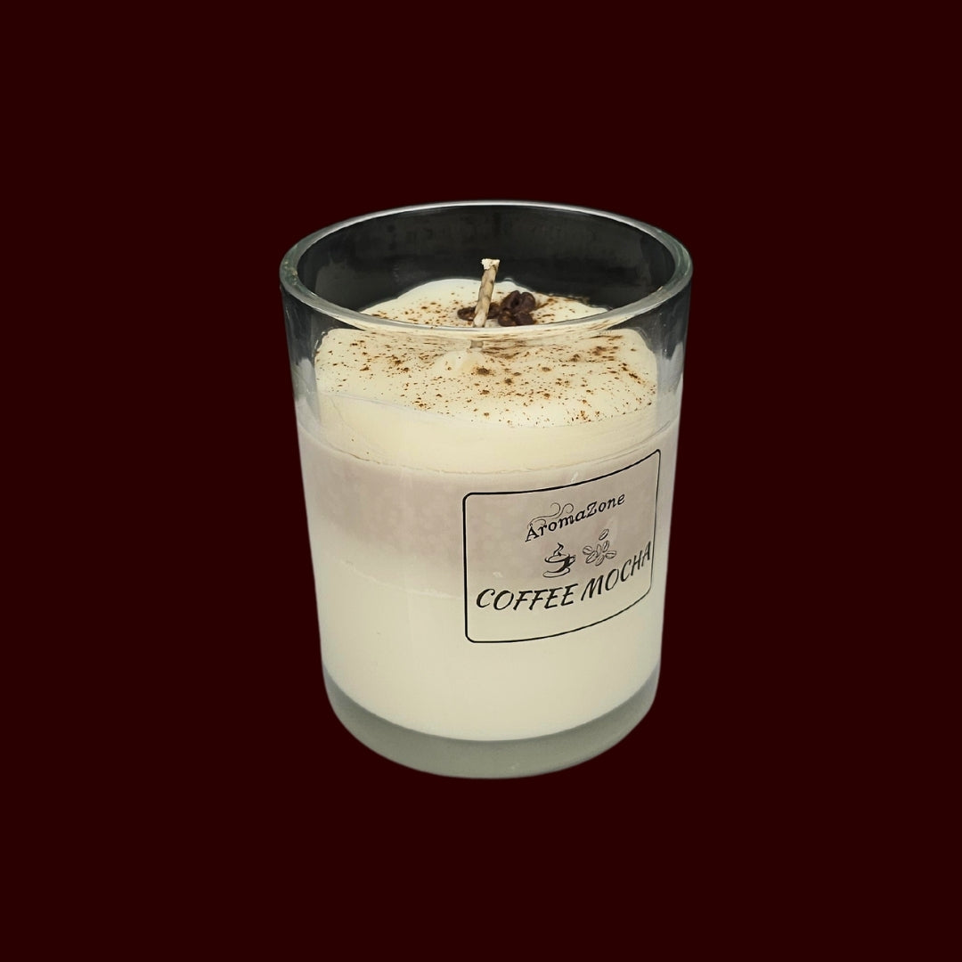 ☕COFFEE MOCHA🍪 Lumânare parfumată decorativă, ceară naturală handmade