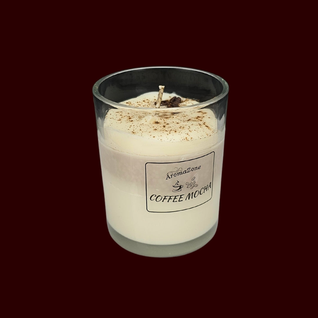 ☕COFFEE MOCHA🍪 Lumânare parfumată decorativă, ceară naturală handmade