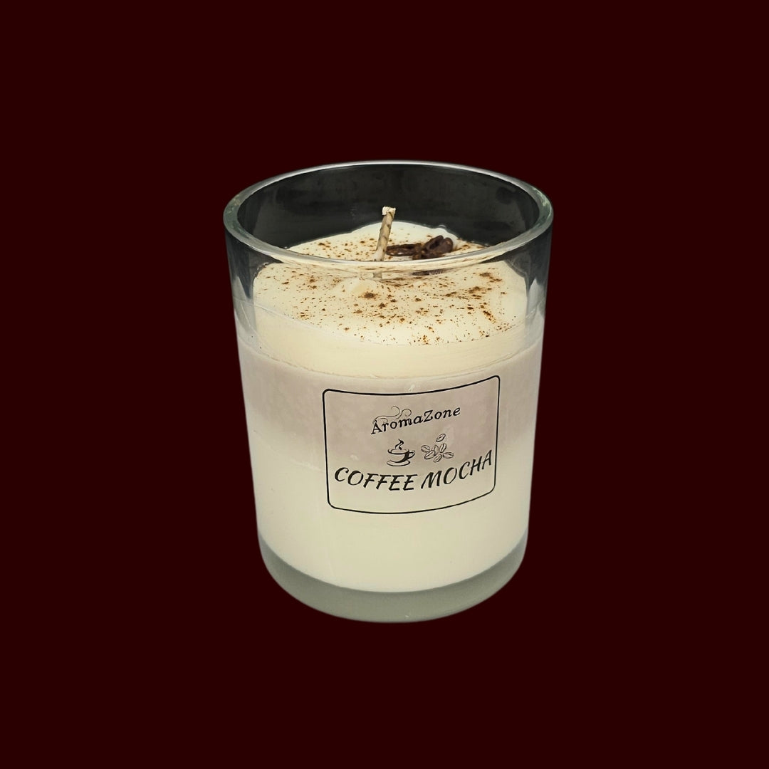☕COFFEE MOCHA🍪 Lumânare parfumată decorativă, ceară naturală handmade