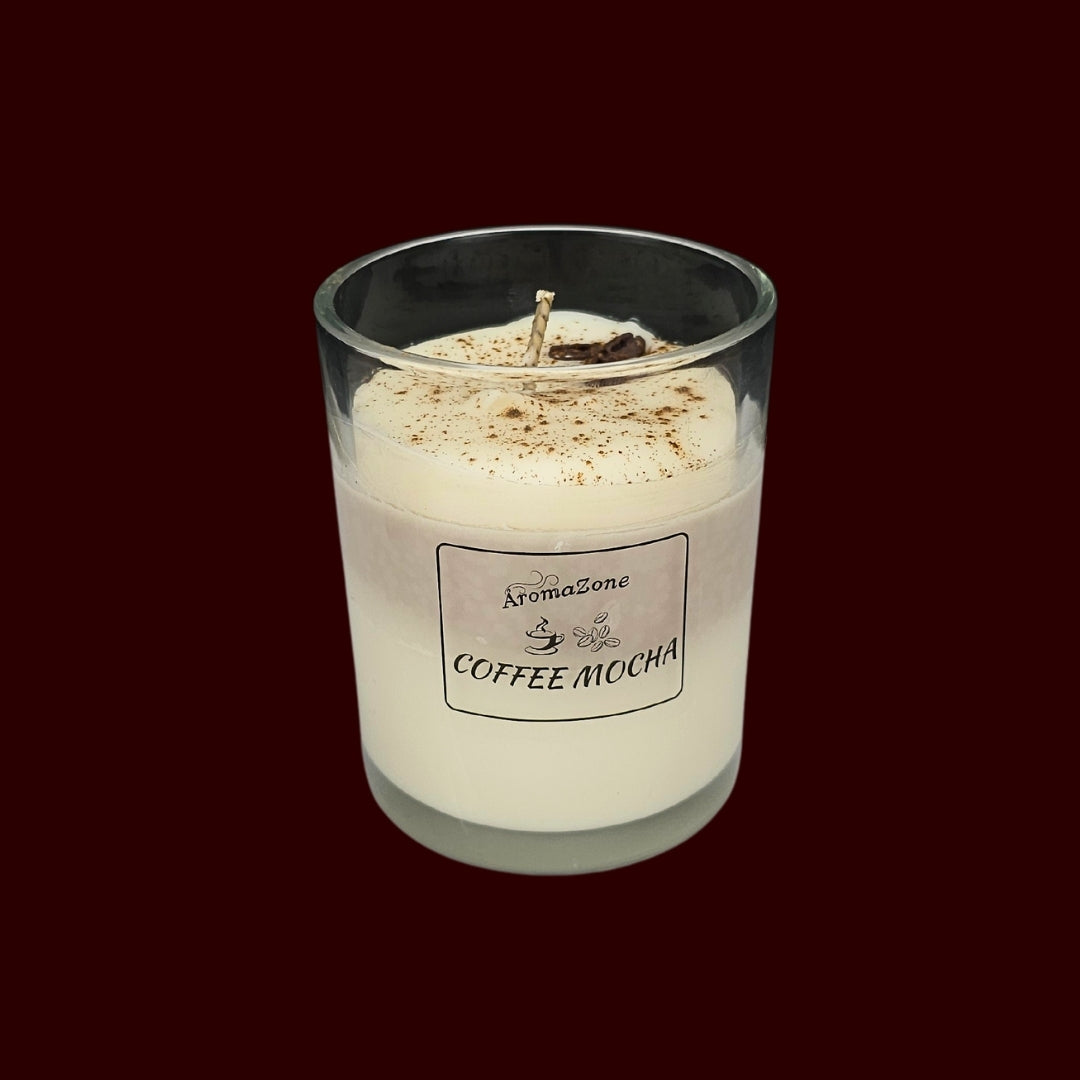 ☕COFFEE MOCHA🍪 Lumânare parfumată decorativă, ceară naturală handmade
