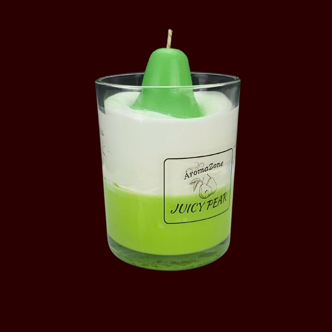 🍐JUICY PEAR🌼 Lumânare parfumată decorativă, ceară naturală handmade