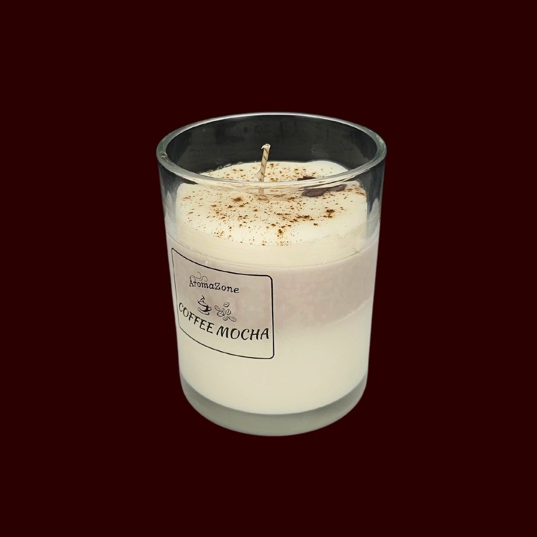 ☕COFFEE MOCHA🍪 Lumânare parfumată decorativă, ceară naturală handmade