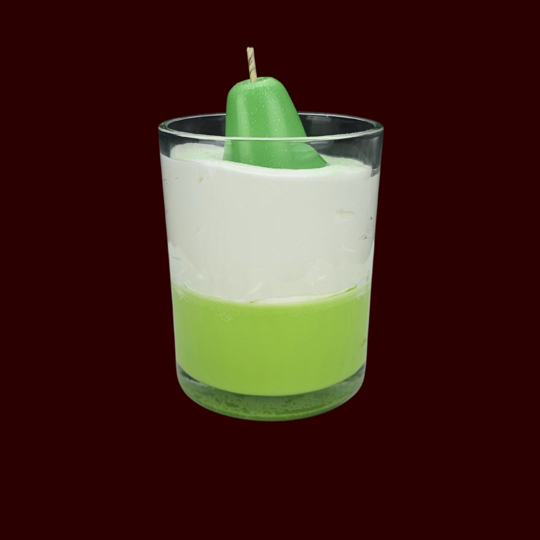 🍐JUICY PEAR🌼 Lumânare parfumată decorativă, ceară naturală handmade