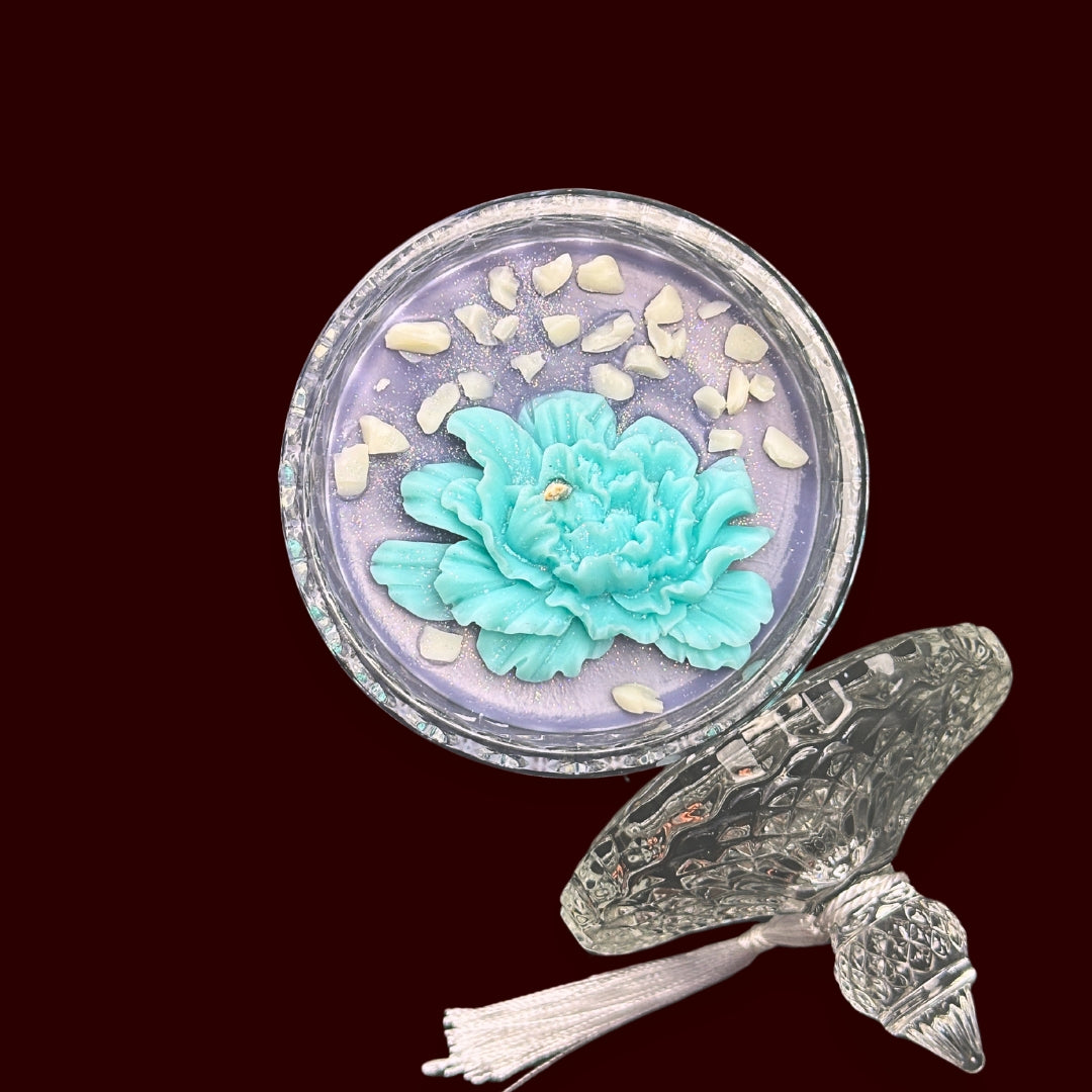 🪻BLACK ORCHID🪵 Lumânare parfumată decorativă, ceară naturală handmade