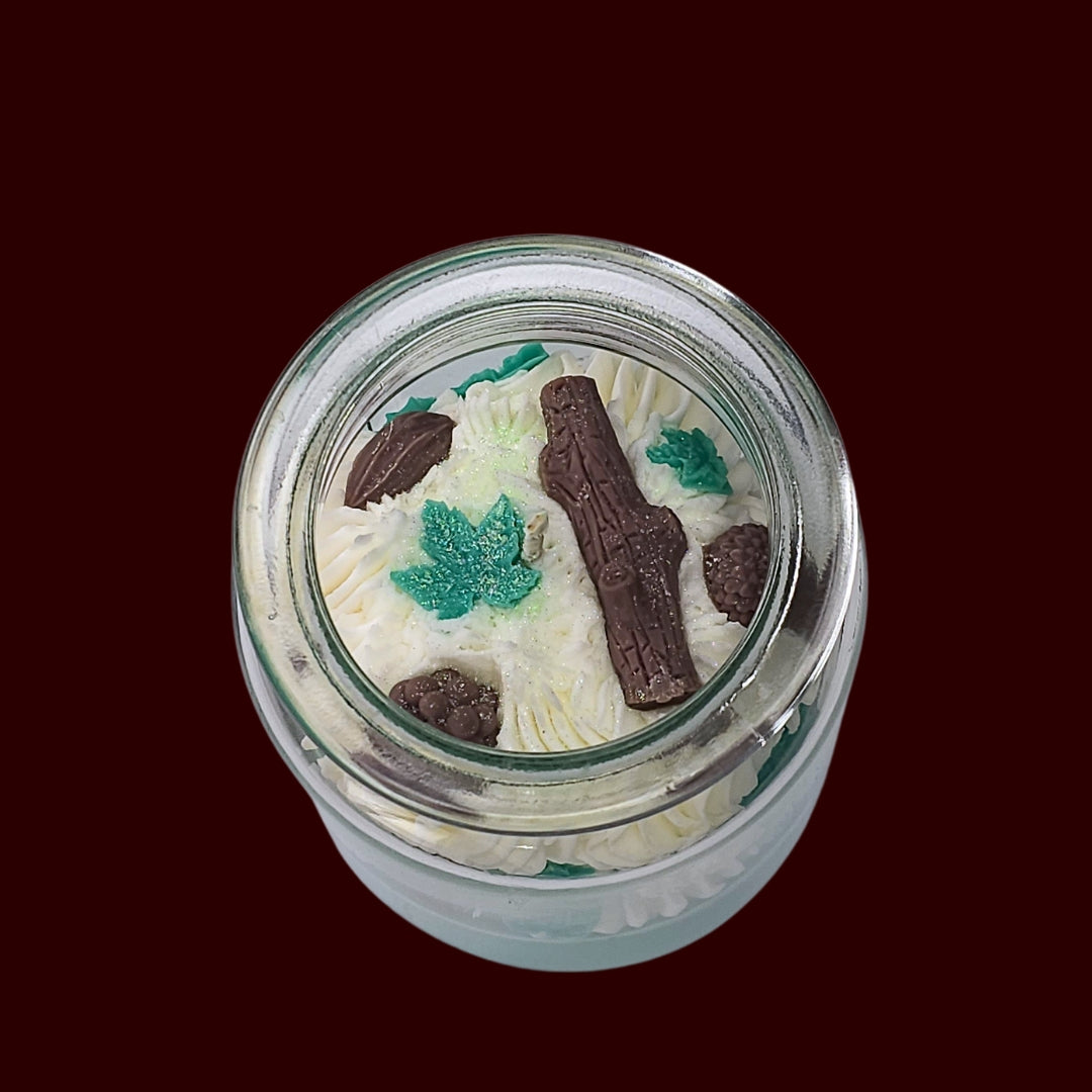 🌲ENCHANTED FOREST🪵 Lumânare parfumată decorativă, ceară naturală handmade