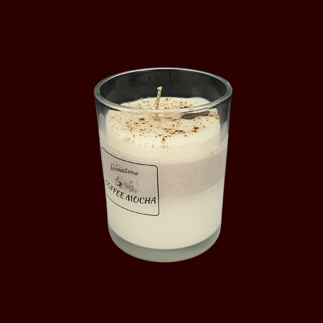☕COFFEE MOCHA🍪 Lumânare parfumată decorativă, ceară naturală handmade
