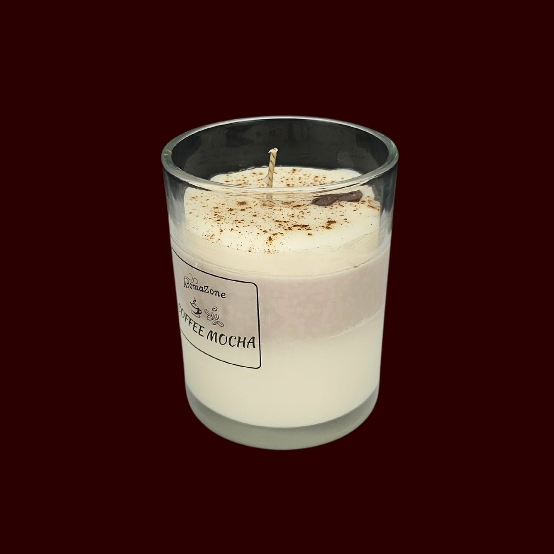 ☕COFFEE MOCHA🍪 Lumânare parfumată decorativă, ceară naturală handmade