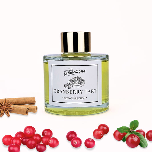 🍅CRANBERRY TART🍰 Odorizant de cameră natural cu bețișoare, bază ECO-FRIENDLY, handmade - Merișoare, Scorțișoară, Lemn de Santal