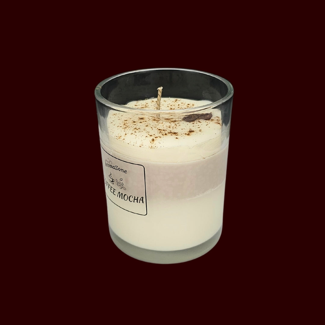 ☕COFFEE MOCHA🍪 Lumânare parfumată decorativă, ceară naturală handmade