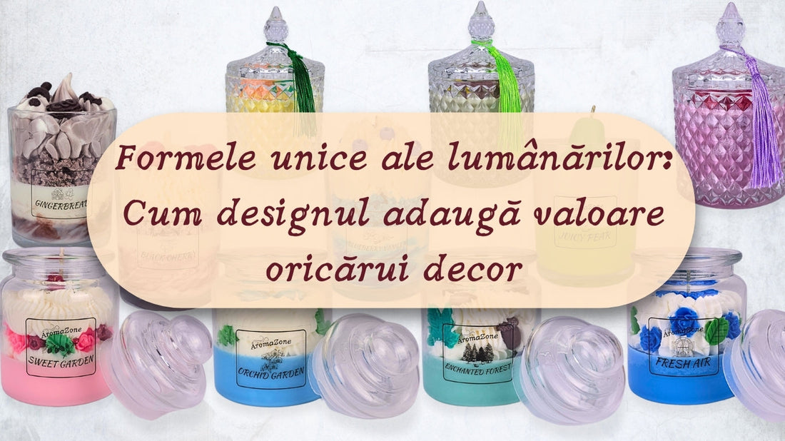 Formele unice ale lumânărilor: Cum designul adaugă valoare oricărui decor