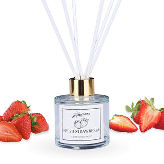 🍓FRESH STRAWBERRY🍃 Odorizant de cameră natural cu bețișoare, bază ECO-FRIENDLY, handmade - Căpșuni, Vanilie