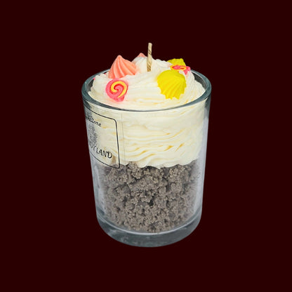 🍭CANDY LAND🍬 Lumânare parfumată decorativă, ceară naturală handmade