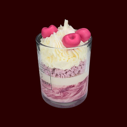 🍒BLACK CHERRY❤️ Lumânare parfumată decorativă, ceară naturală handmade