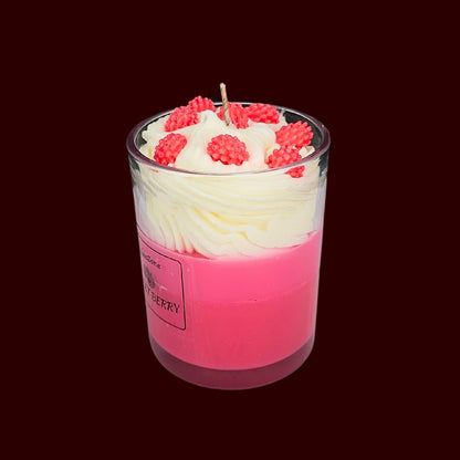 🍓SWEET BERRY❤️ Lumânare parfumată decorativă, ceară naturală handmade