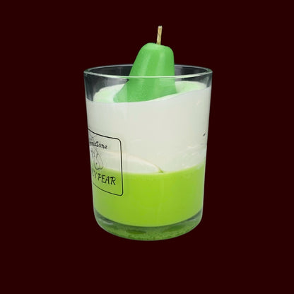 🍐JUICY PEAR🌼 Lumânare parfumată decorativă, ceară naturală handmade