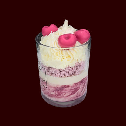 🍒BLACK CHERRY❤️ Lumânare parfumată decorativă, ceară naturală handmade