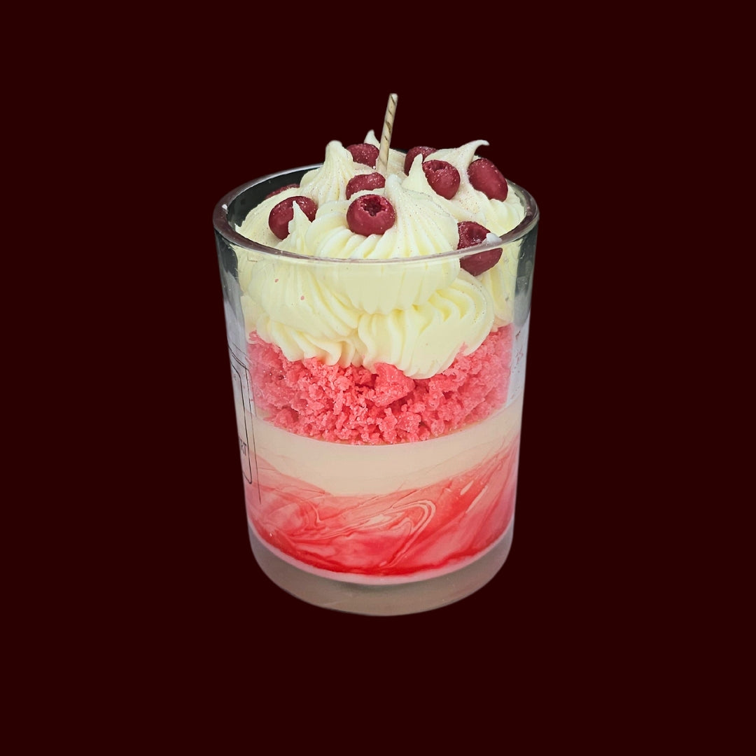 🍅CRANBERRY TART🍰 Lumânare parfumată decorativă, ceară naturală handmade