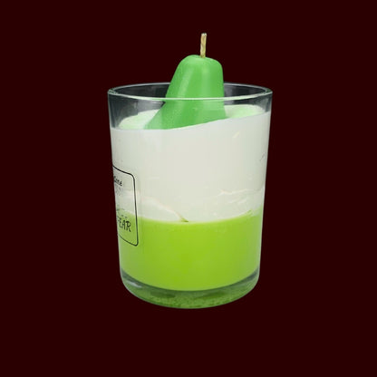 🍐JUICY PEAR🌼 Lumânare parfumată decorativă, ceară naturală handmade