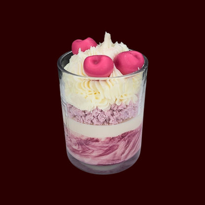 🍒BLACK CHERRY❤️ Lumânare parfumată decorativă, ceară naturală handmade