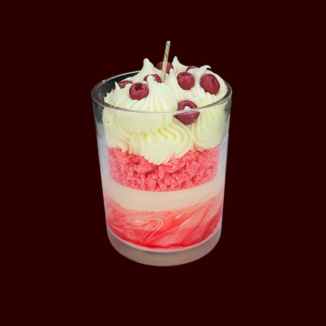 🍅CRANBERRY TART🍰 Lumânare parfumată decorativă, ceară naturală handmade