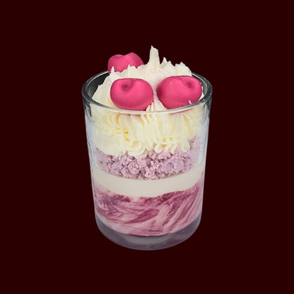 🍒BLACK CHERRY❤️ Lumânare parfumată decorativă, ceară naturală handmade