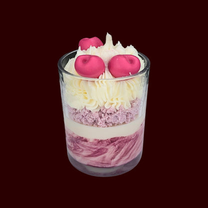 🍒BLACK CHERRY❤️ Lumânare parfumată decorativă, ceară naturală handmade