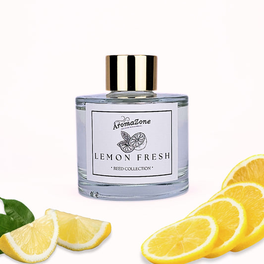 🍋LEMON FRESH🍃 Odorizant de cameră natural cu bețișoare, bază ECO-FRIENDLY, handmade - Lămâie Intens
