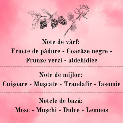 🫐SWEET GARDEN🌹 Lumânare parfumată decorativă, ceară naturală handmade
