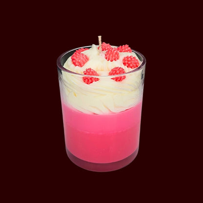 🍓SWEET BERRY❤️ Lumânare parfumată decorativă, ceară naturală handmade