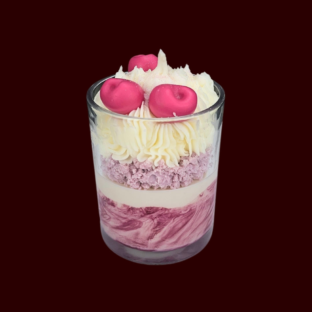 🍒BLACK CHERRY❤️ Lumânare parfumată decorativă, ceară naturală handmade