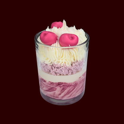 🍒BLACK CHERRY❤️ Lumânare parfumată decorativă, ceară naturală handmade