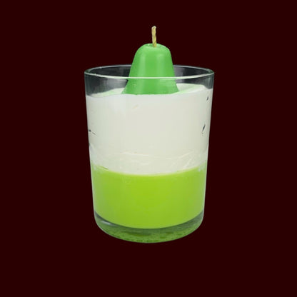 🍐JUICY PEAR🌼 Lumânare parfumată decorativă, ceară naturală handmade