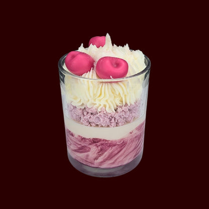 🍒BLACK CHERRY❤️ Lumânare parfumată decorativă, ceară naturală handmade