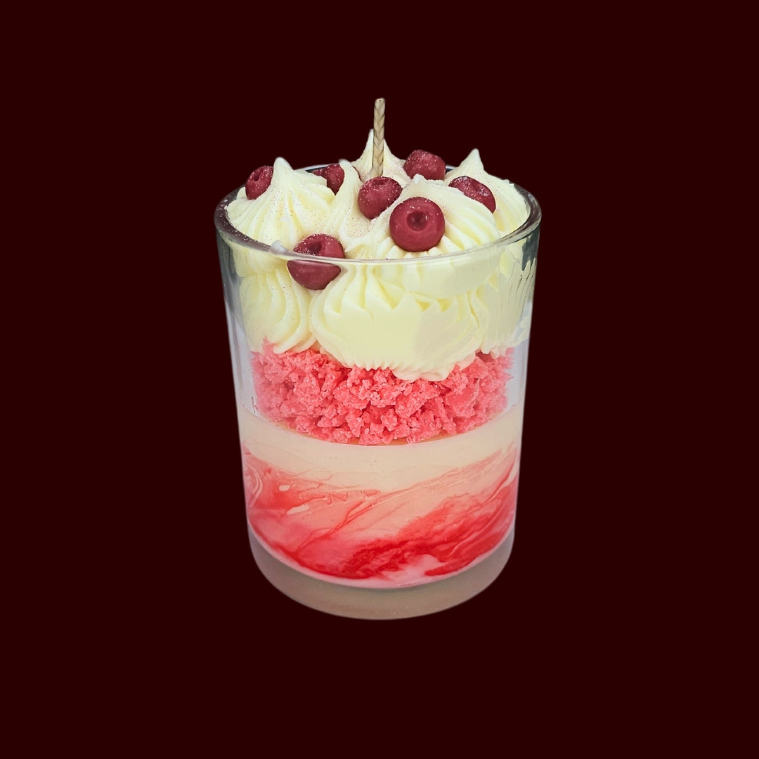 🍅CRANBERRY TART🍰 Lumânare parfumată decorativă, ceară naturală handmade