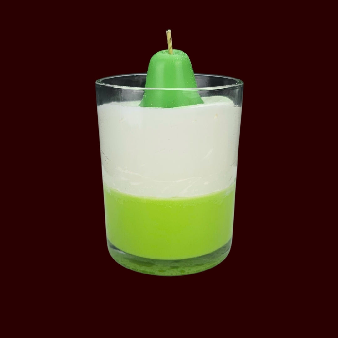 🍐JUICY PEAR🌼 Lumânare parfumată decorativă, ceară naturală handmade