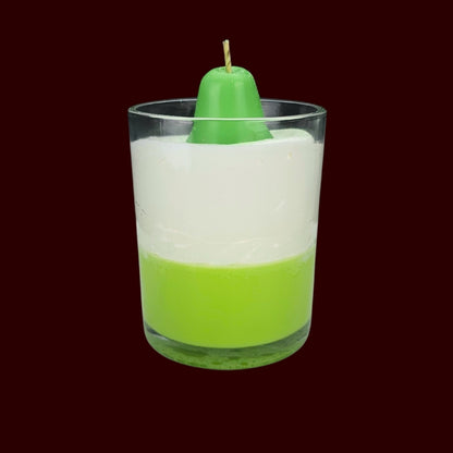 🍐JUICY PEAR🌼 Lumânare parfumată decorativă, ceară naturală handmade