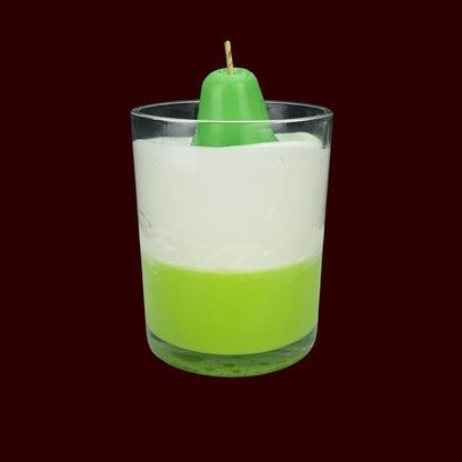 🍐JUICY PEAR🌼 Lumânare parfumată decorativă, ceară naturală handmade