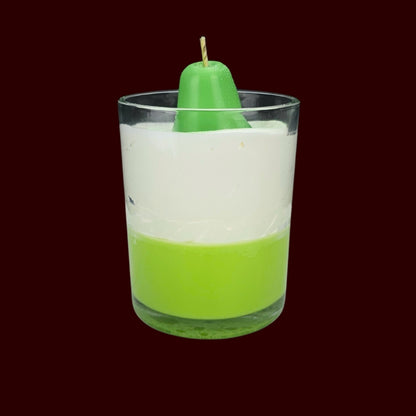 🍐JUICY PEAR🌼 Lumânare parfumată decorativă, ceară naturală handmade