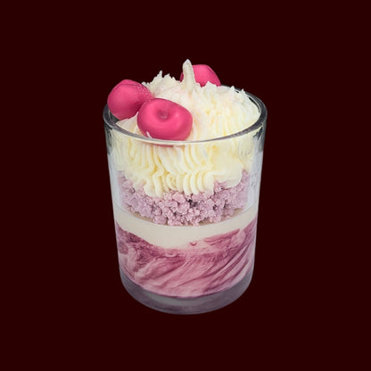 🍒BLACK CHERRY❤️ Lumânare parfumată decorativă, ceară naturală handmade