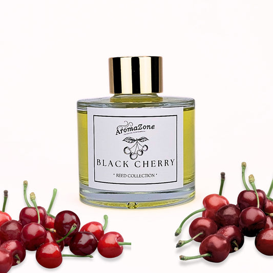 🍒BLACK CHERRY❤️ Odorizant de cameră natural cu bețișoare, bază ECO-FRIENDLY, handmade - Cireșe, Vanilie