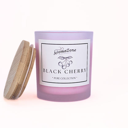 🍒BLACK CHERRY❤️ Lumânare parfumată decorativă, ceară naturală handmade - Cireșe, Vanilie
