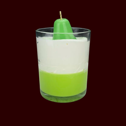 🍐JUICY PEAR🌼 Lumânare parfumată decorativă, ceară naturală handmade