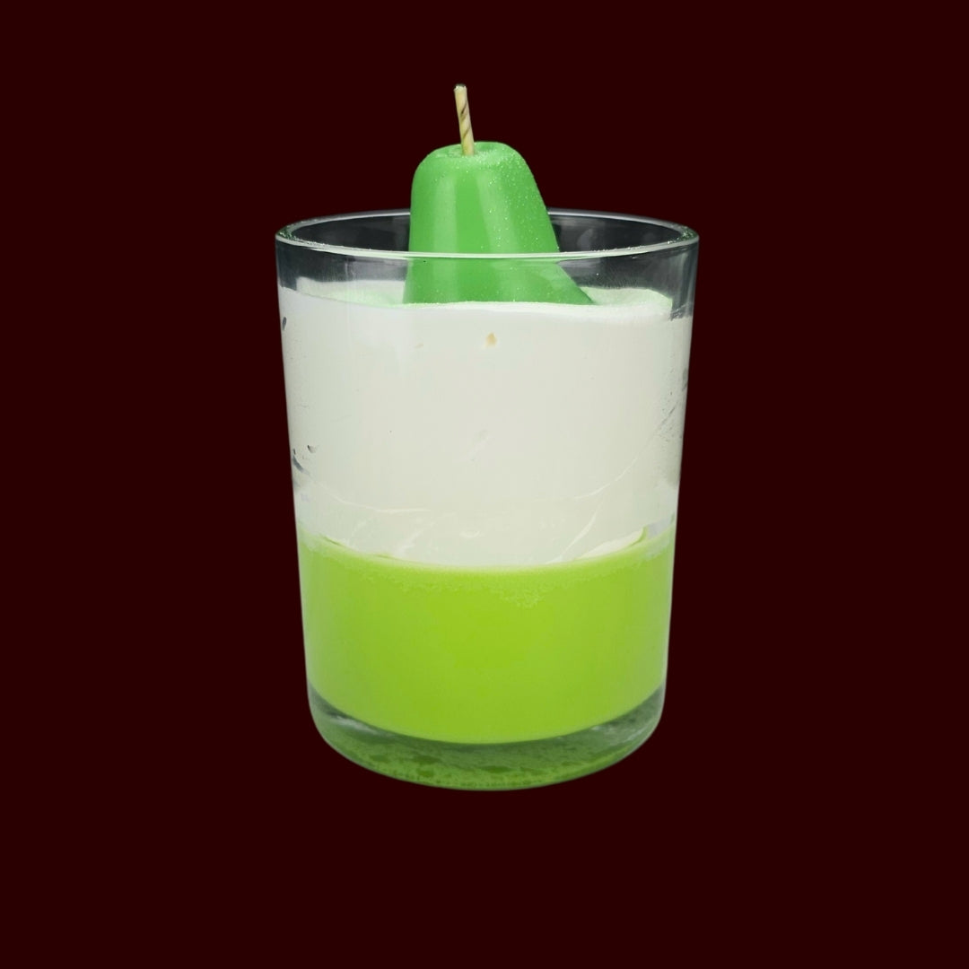🍐JUICY PEAR🌼 Lumânare parfumată decorativă, ceară naturală handmade