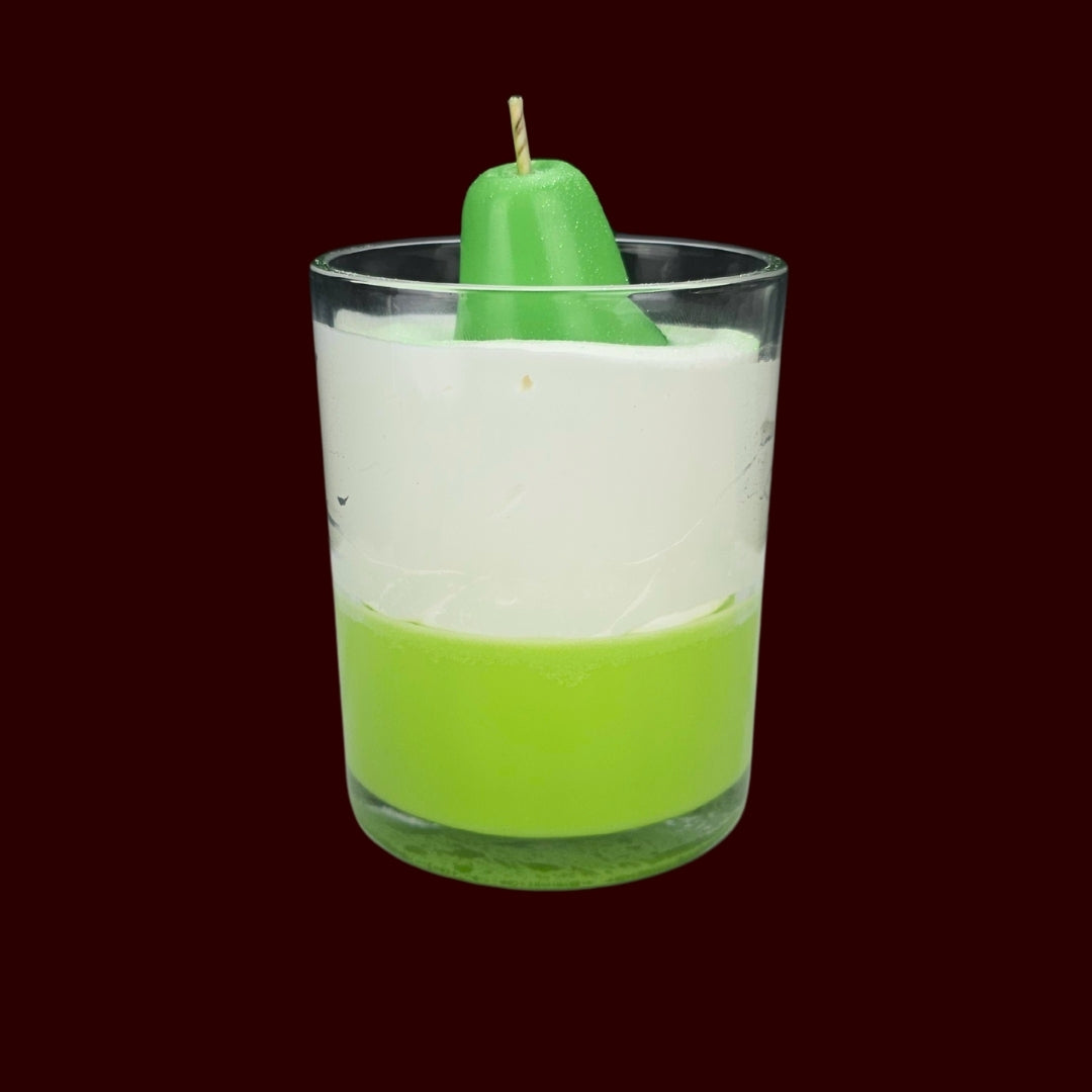 🍐JUICY PEAR🌼 Lumânare parfumată decorativă, ceară naturală handmade