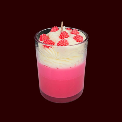 🍓SWEET BERRY❤️ Lumânare parfumată decorativă, ceară naturală handmade