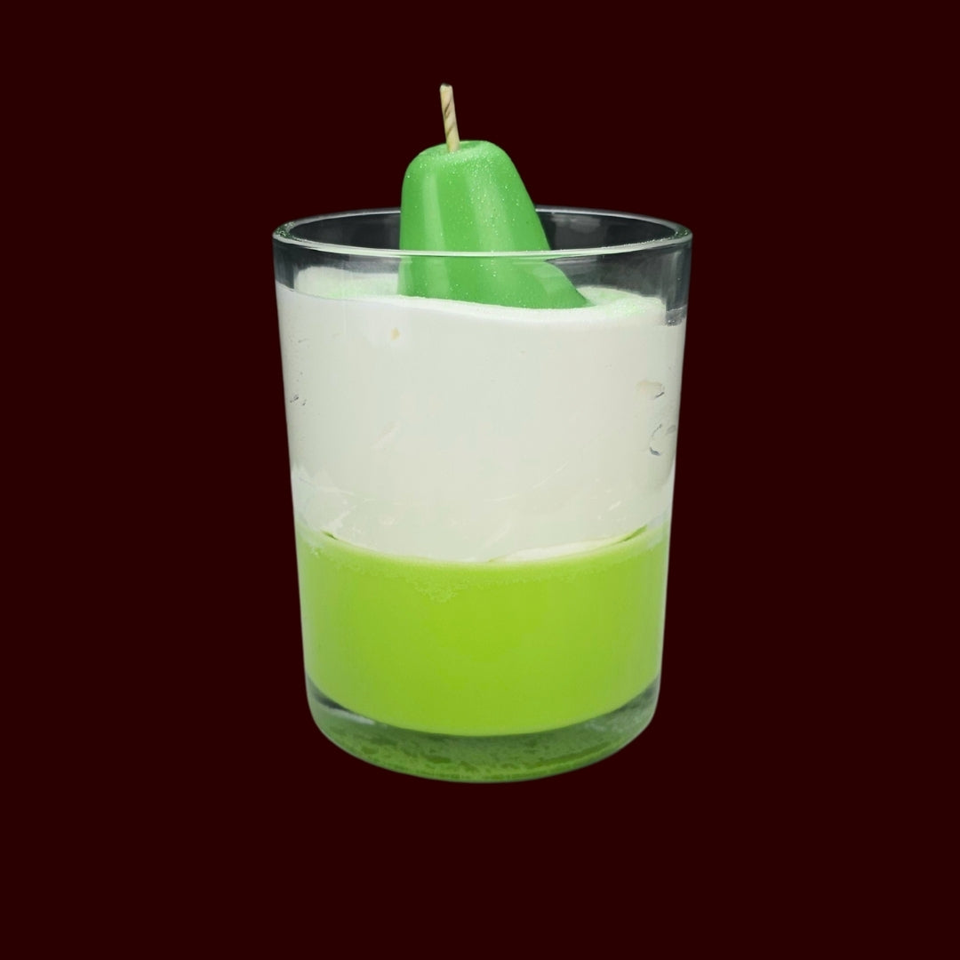 🍐JUICY PEAR🌼 Lumânare parfumată decorativă, ceară naturală handmade