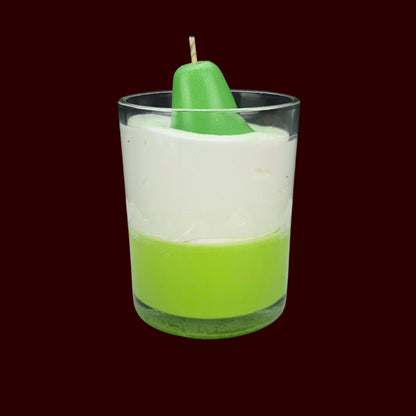 🍐JUICY PEAR🌼 Lumânare parfumată decorativă, ceară naturală handmade